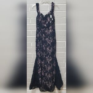 Xscape Black Lace Dress